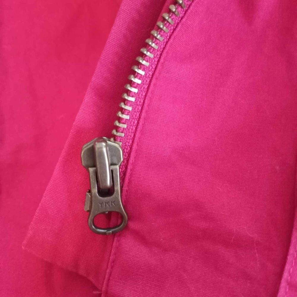 Gap Berry Pink Lightweight Toggle Button Zip Up T… - image 5